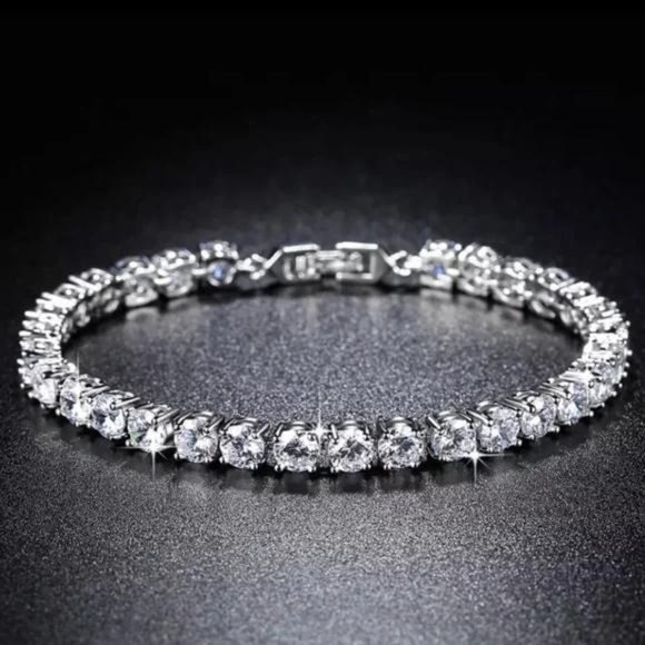 Jewelry - NEW 5MM 925 STERLING SILVER TENNIS BRACELET